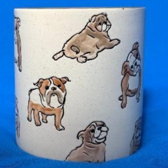 NEW  GORGEOUS & ADORABLE ENGLISH BULLDOG " DOG MOM " 21 OZ / 21 OUNCES MUG / CUP - Picture 6 of 16